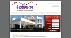 Desktop Screenshot of ledesmaprop.com