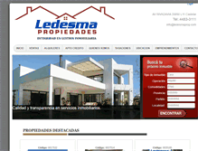 Tablet Screenshot of ledesmaprop.com